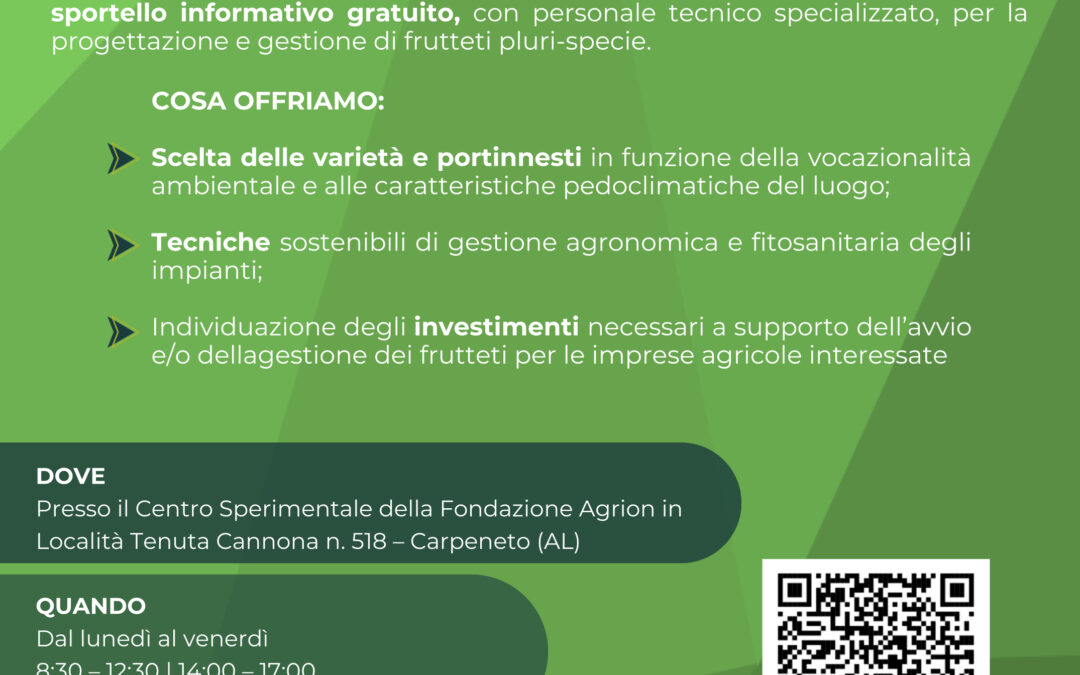 Attivo lo Sportello tecnico informativo dedicato alle nuove cultivar nel territorio del GAL Borba